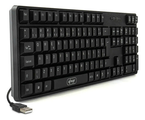 Teclado Usb Standard Padrão Pt-brabnt 107 Tecla Knup Kp-2044