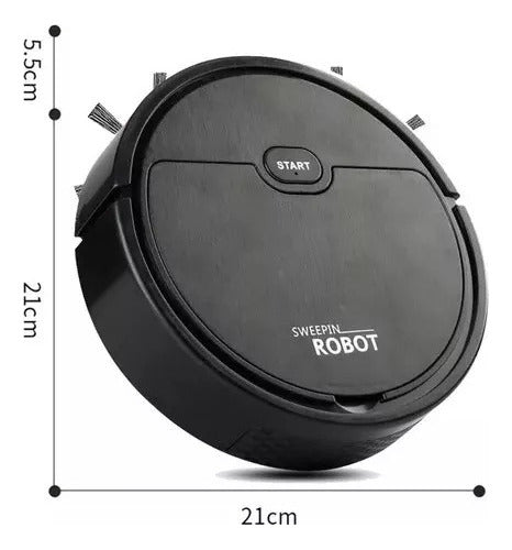 Aspirador De Pó Robô Automático Doméstico Recarregável